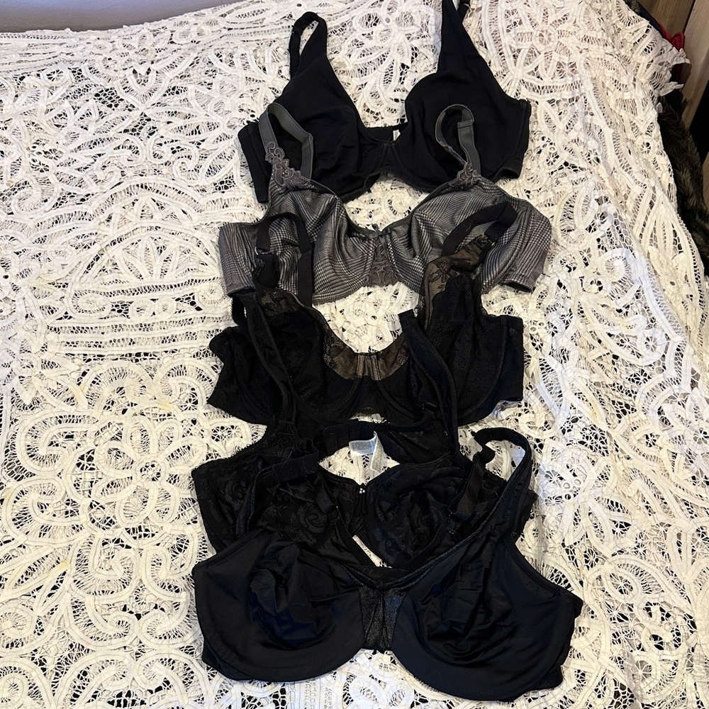 Elegant Black and Gray Women's Intimates